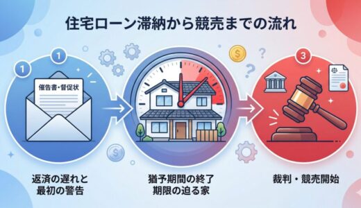 フラット35で滞納が続くと競売になる？タイムラインを元担当者が解説