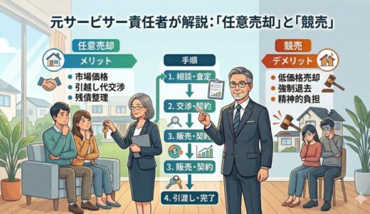 任意売却とは？競売との違い・メリット・手順を元サービサー責任者が徹底解説【2026年版】