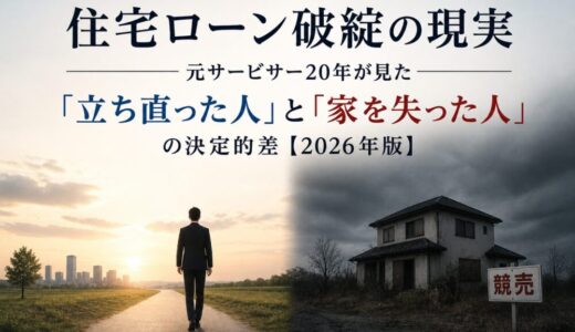 住宅ローン破綻の現実｜元サービサー20年が見た「立ち直った人」と「家を失った人」の決定的差【2026年版】