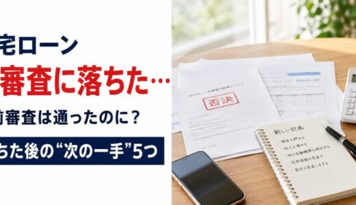 住宅ローンの本審査に落ちた…事前審査は通ったのになぜ？落ちた後の5つの一手【元・住宅ローン回収の責任者が解説】