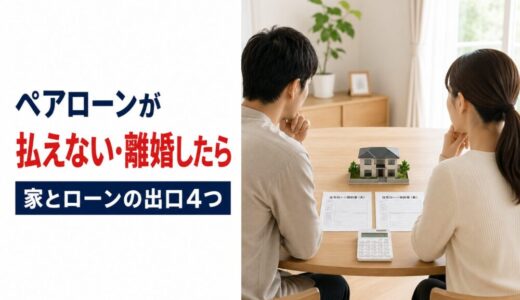 ペアローンが払えない・離婚することになったら｜家とローンの出口4つを元・住宅ローン回収の責任者が解説