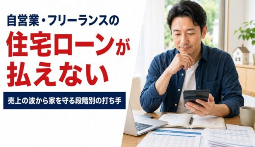 自営業・フリーランスの住宅ローンが払えない｜売上の波から家を守る段階別の打ち手【元・住宅ローン回収の責任者が解説】